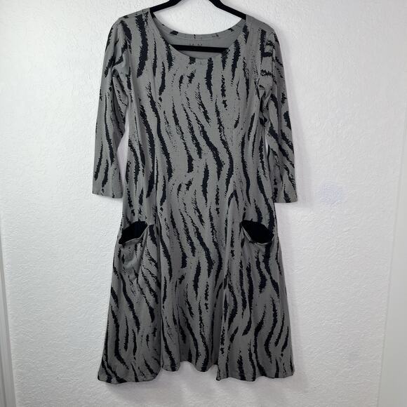 MxM by Matthildur Dresses & Skirts - MxM Matthildur Handmade in Peru Lagenlook 3/4 Sleeve Dress Size XS Cotton casual